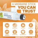 Migrastil Migraine Stick Rollon - Fast Cooling Comfort for Your Head. Aromatherapy with Peppermint & Other Essential Oils. Metal Roller. Made in USA by Basic Vigor - Image 7