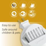 AromaHouse Scentball Plug-in Waterless & Cordless Aromatherapy Diffuser (White) with 5 Refill Pads, 1 Count - Image 3