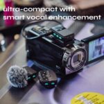 CreatorMic voice-enhancing mini wireless microphone for iPhone/Android/Camera - limiter, voice EQ, noise cancel, echo remove, magnetic mount – lapel mic clip on for video/vlog/YouTube/Tiktok - Image 3