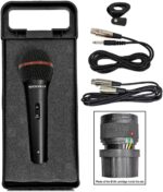 Rockville 3-Person Podcast Recording Package LINE8 USB 8-Channel Mixer and USB Audio Interface with (3) PRO-M50 Headphones, (3) RMIC-SR Mics, Stands, RHPA4 Amp, Cables (12 Items) - Image 7