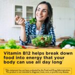 Nature Made Vitamin B12 500 mcg, Dietary Supplement for Energy Metabolism Support, 200 Tablets, 200 Day Supply - Image 3