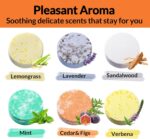 Lagunamoon Aromatherapy Shower Steamers, 6 Piece Variety Pack Handmade Shower Steamers with Pure Essential Oils to Relax, Moisturize for Spa Day, Self Care for Men, Women, Pampering Gifts for Her - Image 3