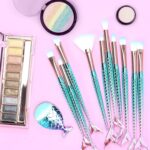 11PCS Makeup Brushes Set, Stocking Stuffers for Teen Girls Kids Women, Foundation Eyebrow Blush Brushes, Easter Basket Stuffers Essentials, Christmas Gifts for Grandkids Teens Girls Accessories Stuff - Image 7