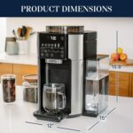 De'Longhi True Brew Drip Coffee Maker, Built in Grinder, Single Serve, 8 oz to 24 oz, Hot or Iced Coffee, Stainless, CAM51025MB - Image 7