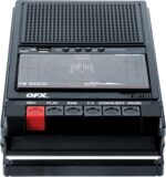 QFX RETRO-39 Portable Shoebox Cassette Tape Recorder – USB to Cassette Recording, Built-in Microphone, 3.5" Bluetooth Speaker, FM Radio, MP3 Playback, Line-in/Out, AC/Battery Powered - Image 2