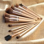 BEAKEY 12pcs Vegan Makeup Brush Set Soft high-density Taklon fibers,durable birch handles,zero shedding,easy to clean,perfect for creating any look - Image 8