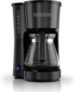 BLACK+DECKER 5-Cup Coffee Maker with On/Off Switch, Sneak-A-Cup Feature, and Easy-View Water Window, Black - Image 3