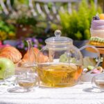 Glass Teapot Set with 4 Teacups, 1500 ml/50 oz Tea Pot with Infusers for Loose Tea and Flower Tea, Stovetop and Microwave Safe Borosilicate Glass Tea Kettle, Tea Gift Sets for Tea Lovers - Image 3
