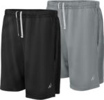 NY Threads Mens Athletic Shorts 2 Pack Quick Dry Lightweight Running Workout Gym Shorts with Pockets - Image 2