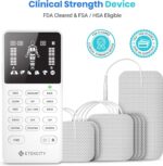 Etekcity 4-Channel Rechargeable TENS Unit – Muscle Stimulator for Drug-Free Pain Relief, After-Exercise Relaxation, Physical Therapy, 8 Electrode Pads, Back, Neck, Shoulder, Sciatica, Period Cramps - Image 3