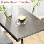 C-Shaped End-Table Set of 2 - Side Table for Couch,Curved Support Legs, Slide Under Couch Table for Sofa, TV Tray Table for Living Room Bedroom（Lvory） - Image 11