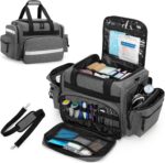 Damero Professional Medical Bag Empty, First Responder Trauma Bag with Detachable Dividers for Home Health Care, EMT, EMS, Gray(BAG ONLY) - Image 2