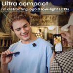 CreatorMic voice-enhancing mini wireless microphone for iPhone/Android/Camera - limiter, voice EQ, noise cancel, echo remove, magnetic mount – lapel mic clip on for video/vlog/YouTube/Tiktok - Image 10