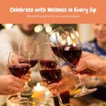 Awards-Winning Non-Alcoholic Wine Alternative – Low-Sugar Organic Malbec with Herbal Anti-Inflammatory Blend, Sulfite-Free, Perfect for Mocktails & Cocktails (4 BPA-Free Bottles, 12 oz Each) - Image 9