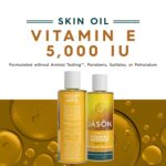 JASON Vitamin E 5,000 IU Moisturizing Body Oil, For Hair, Face, and Body, 4 Fluid Ounces - Image 3