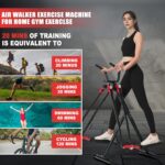 Air Walker Exercise Machine, Cardio Cross Trainer Glider for Home Exercise, Foldable Elliptical for Small Spaces, 350LBS Weight Capacity - Image 3