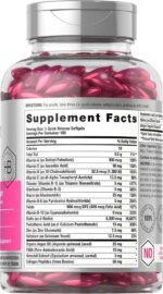 Horbäach Hair Skin and Nails Vitamins | 300 Softgels | with Biotin and Collagen | Infused with Argan Oil and Coconut Oil | Non-GMO, Gluten Free Supplement - Image 3