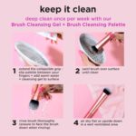 Real Techniques 4 Piece Face Base Makeup Brush Set, For Concealer, Foundation, Contour, & Setting Powder, Makeup Brushes For Blending & Buffing, & Sculpting, Travel Friendly, Gift Set, Cruelty-Free - Image 9