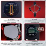 Thigh Master & Kegel Exerciser-Adjustable 22-165 lbs Thigh Trainer,Pelvic Floor Exercise Device for Women & Men,Inner Thigh Exerciser,Leg Workout Equipment,Hip Abductor/Adductor Machine for Home Gym - Image 3