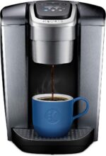 Keurig K-Elite Single-Serve K-Cup Pod Coffee Maker, Brushed Silver & Travel Mug Fits K-Cup Pod Coffee Maker, 1 Count (Pack of 1), Stainless Steel - Image 3