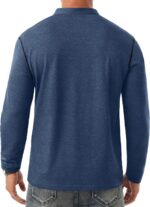 Sailwind Men's Henley Shirts Long Sleeve Button T-Shirt Casual Stylish Cotton Pullover Shirt with Pocket - Image 6
