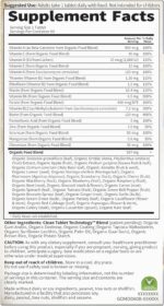Garden of Life Once Daily Whole Food Multivitamin for Men, Organic Mens Vitamins & Minerals, Vitamin C, Zinc, Vegan, for Health & Well-Being, 60 Tablets - Image 11