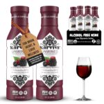 Awards-Winning Non-Alcoholic Wine Alternative – Low-Sugar Organic Malbec with Herbal Anti-Inflammatory Blend, Sulfite-Free, Perfect for Mocktails & Cocktails (4 BPA-Free Bottles, 12 oz Each) - Image 2