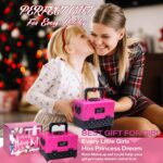 Kids Makeup Kit for Girl - 52 PCS Safe and Washable Makeup for Kids, Real Girls Makeup Kit, Toddler Makeup Kit with Cosmetic Case, Girls Toys Age 4-12, Princess Toys Birthday Gifts for Girls - Image 8