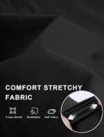 Womens Dress Pants Stretchy Work Pants Business Casual Slacks with 4 Pockets Pull On Office Trousers - Image 6