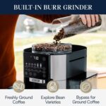 De'Longhi True Brew Drip Coffee Maker, Built in Grinder, Single Serve, 8 oz to 24 oz, Hot or Iced Coffee, Stainless, CAM51025MB - Image 5