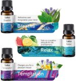 Top 6 Essential Oils Blends Set for Diffusers - Aromatherapy Oils Scents for Home & Office, Perfect for Tension Relief, Relaxation, Breath and Good Dreams Mood Boost Wellness Essential Oil Kit for SPA - Image 5