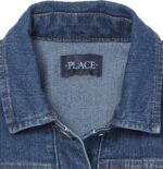 The Children's Place Girls' Basic Denim Jacket - Image 3