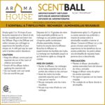AromaHouse Scentball Plug-in Waterless & Cordless Aromatherapy Diffuser (White) with 5 Refill Pads, 1 Count - Image 8