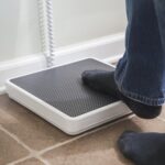 Medical Grade Floor Scale - Portable - Easy to Read Digital Display - Heavy Duty - Home, Hospital & Physician Use - Pound & Kilogram Settings - 12" x 12.5" Platform - 550 lb Limit by Patient Aid - Image 7