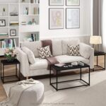 Furinno Camus Modern Living Room Coffee Table with 2 End Tables Set, Americano - Image 3