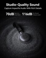 Hollyland Lark M2S Mini Combo (Camera RX+Type-C RX) Wireless Microphone for Camera/iPhone/Android/Laptop, 7g Lightweight, Titanium Clip, 300m Range, Content Creators, Online-Teaching, Streaming - Image 5