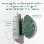 EcoTools Makeup Brush Cleanser + Silicone Cleansing Pad Bundle, Deep Cleaning Shampoo for Makeup Sponges & Brushes, Brush Cleaner Pad, Vegan & Cruelty-Free, Gentle Formula - Image 3