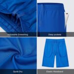 MLYENX 5 Pack Boys Athletic Shorts Active Performance Youth Kids Basketball Shorts Quick Dry with Elastic Waist Pockets - Image 6