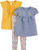 Simple Joys by Carter's baby-girls 3-piece Playwear Set - Image 2