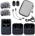 CreatorMic voice-enhancing mini wireless microphone for iPhone/Android/Camera - limiter, voice EQ, noise cancel, echo remove, magnetic mount – lapel mic clip on for video/vlog/YouTube/Tiktok - Image 2