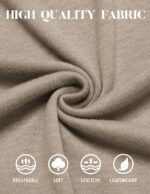 COOFANDY Mens Long Sleeve Polo Shirts Classic Casual Button Polo Tee Lightweight Collared Golf Shirt - Image 7