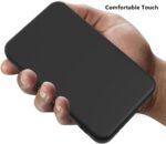 Mp3 Player Case for TIMMKOO Q8, Q5 and Q3E 4.0 inch, Fotosuncy Slim Fit Soft TPU Matte Cover with Cleaning Cloth Black - Image 4