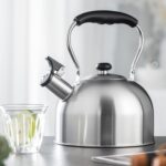 Whistling Tea Kettle – 2.64 Quart Stovetop Teapot, Stainless Steel Water Kettle for Camping & Kitchen, Foldable Handle – Perfect for Coffee & Tea - Image 4
