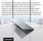 Lenovo IdeaPad 1 Student Laptop, 15.6" FHD Display, Intel Dual Core Processor, 12GB RAM, 512GB SSD + 128GB eMMC, 1 Year Office 365, Wi-Fi 6, Webcam, Bluetooth, SD Card Reader, Windows 11 Home, Grey - Image 5