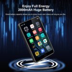 80GB MP3 Player with Bluetooth and WiFi, ZAQE 4" HD Full Touch Screen MP3 Player with Spotify, Amazon Music,YouTube,Pandora,Libby,Android MP4 Music Player for Kids (Black) - Image 7