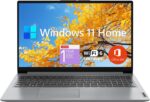 Lenovo IdeaPad 1 Student Laptop, 15.6" FHD Display, Intel Dual Core Processor, 12GB RAM, 512GB SSD + 128GB eMMC, 1 Year Office 365, Wi-Fi 6, Webcam, Bluetooth, SD Card Reader, Windows 11 Home, Grey - Image 2