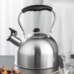 Whistling Tea Kettle – 2.64 Quart Stovetop Teapot, Stainless Steel Water Kettle for Camping & Kitchen, Foldable Handle – Perfect for Coffee & Tea - Image 3