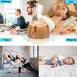 Aromatherapy Diffuser & White Noise Machine Combines 10 Relaxing Sounds,7 Color LED Light,5 Level Volumn,2 Level Warm Night-light,3 Timer, Mist and Waterless Auto Shutoff for Better Sleep(Light Brown) - Image 7