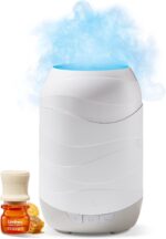 Lifelines Waves Ultrasonic Essential Oil Diffuser with Essential Oil Blend, 200ml - Aromatherapy Diffuser with Cascading Mist, Colored Lights & Auto-Shut Off Features - Home & Bedroom Essentials - Image 2