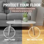 Yes4All EVA Interlocking Mats, Puzzle Floor Tiles, Foam Floor Padding with Border for Furniture, Home Space, Living Room, Garage 11,22,32 SQFT - Image 7